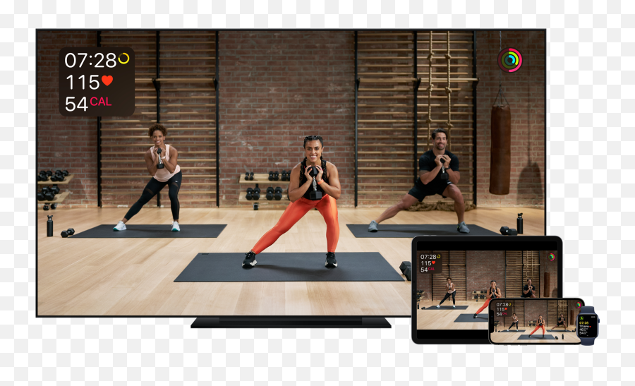 Apple - Apple Fitness Yoga Emoji,Image Woman Working Out On Treadmill Emoticon