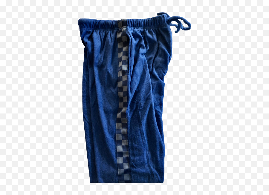 Mens Micro Fleece Sleep Pants - Solid Emoji,Navy Blue Emoji Pajama Pants