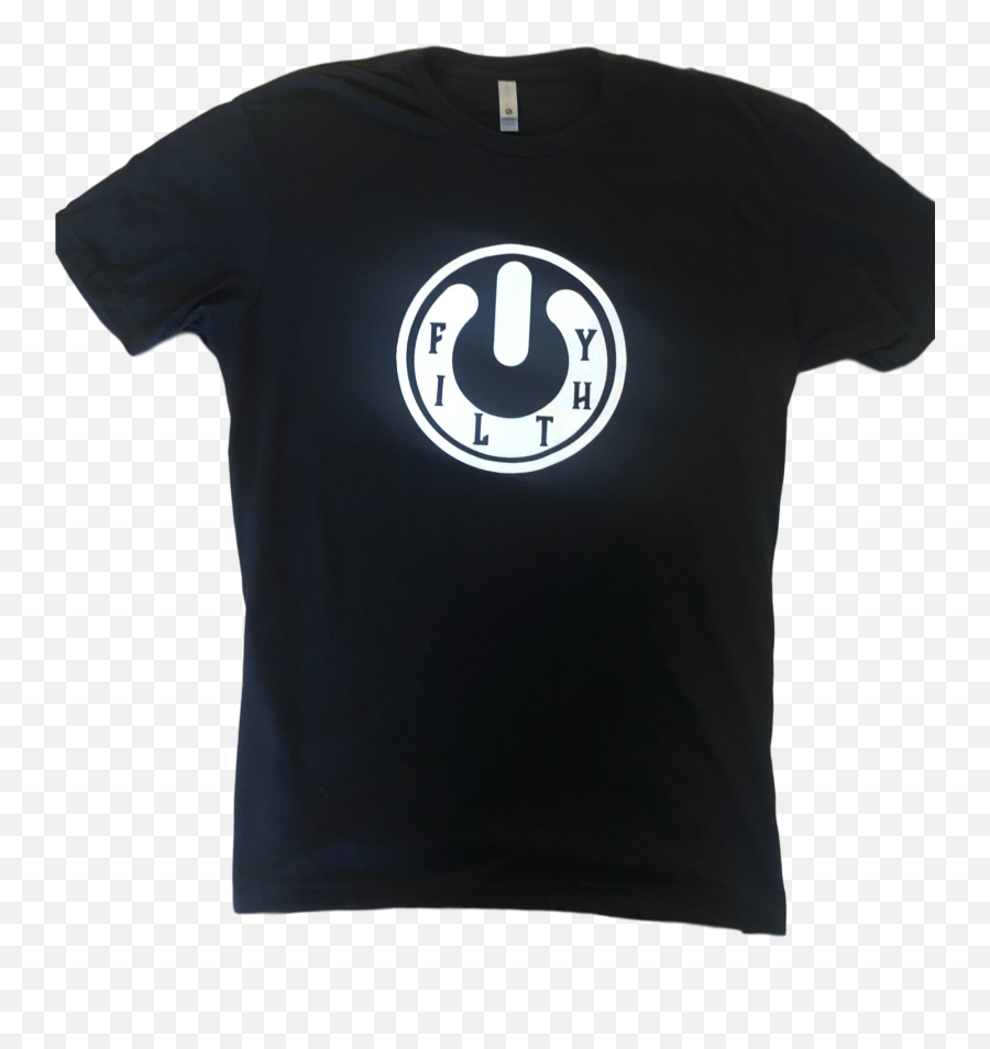 Filthy Power - Black Tshirt Emoji,Power Emoticon
