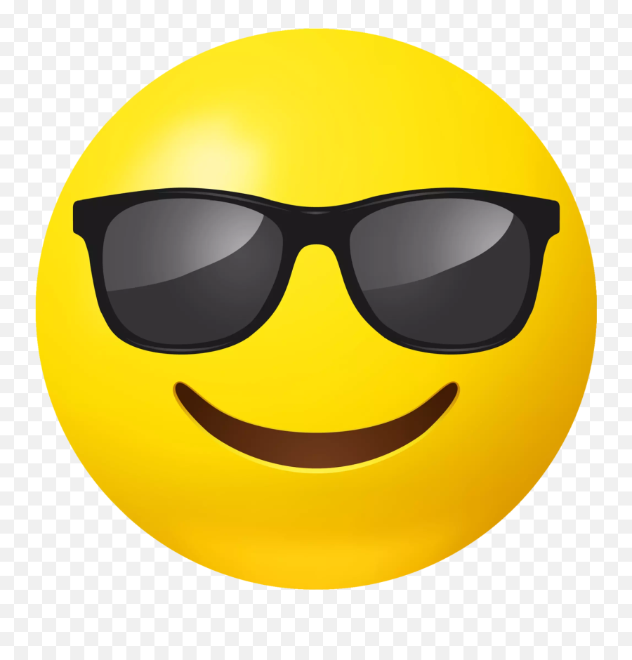 Smiley Face Emoji - Ref Magnets2 Emoji Smiling Face With Sunglasses,Emoji Photo Holder