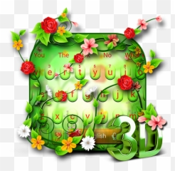 Shine Colorful Rose Keyboard - Floral Emoji,Emojis Gif Tristesa