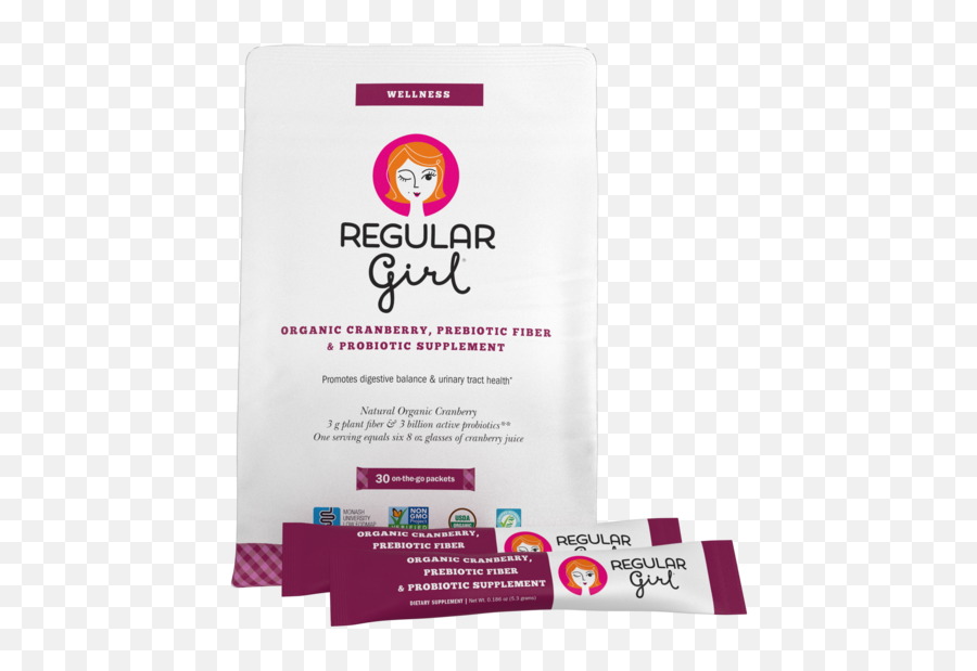 Fodshop - Regular Girl Wellness Organic Cranberry Emoji,Extra Emotion Fermental Time