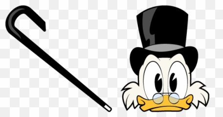 Ducktales Scrooge Mcduck And Cane - Ducktales Characters Emoji,Is Scrooge Mcduck A Red Emoji