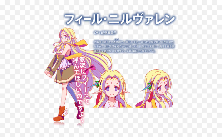 No Game No Life - Fiel Nirvalen Emoji,Mawaru Penguindrum Emoticon