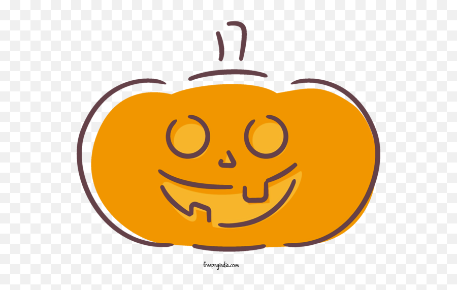 Halloween Orange Yellow Smile For Jack O Lantern - Jack O Happy Emoji,+o( Emoticon