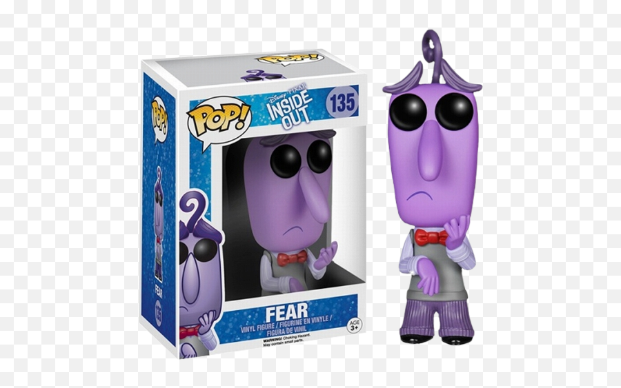 Inside Out - Funko Pop Inside Out Fear Emoji,Pixar Movie About Emotions