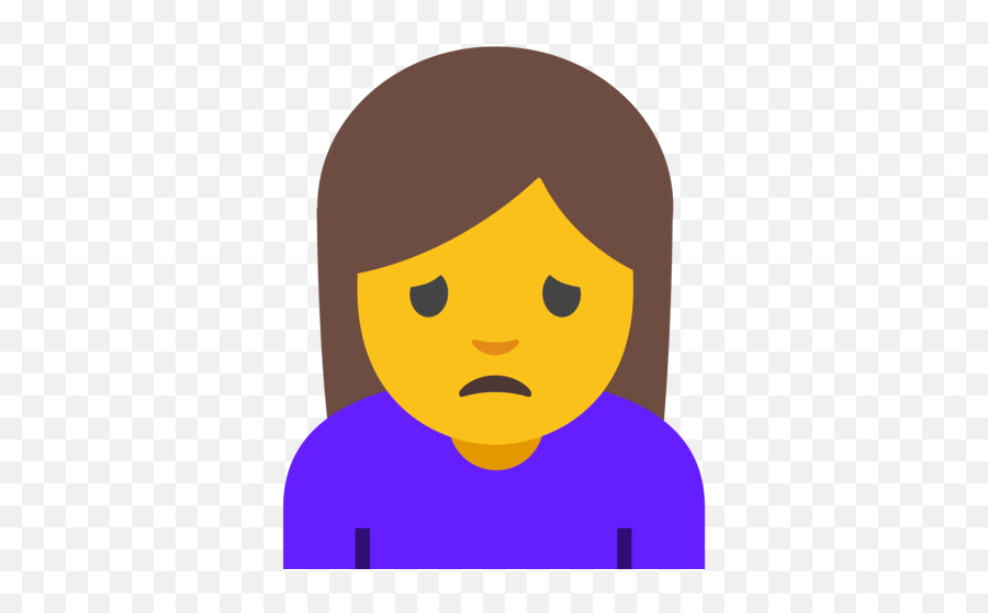 Person Frowning Emoji - Emoji,Emoji Triste