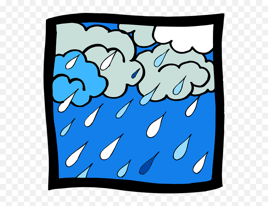 Free Photo Weather Precipitation Rain Thunderstorm Drops - Horizontal Emoji,Emotions Clip Cards Weather