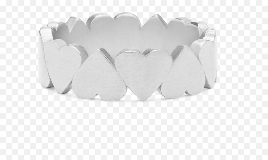 Infinite Heart Ring - Solid Emoji,Heart Emoticon Ring Silver