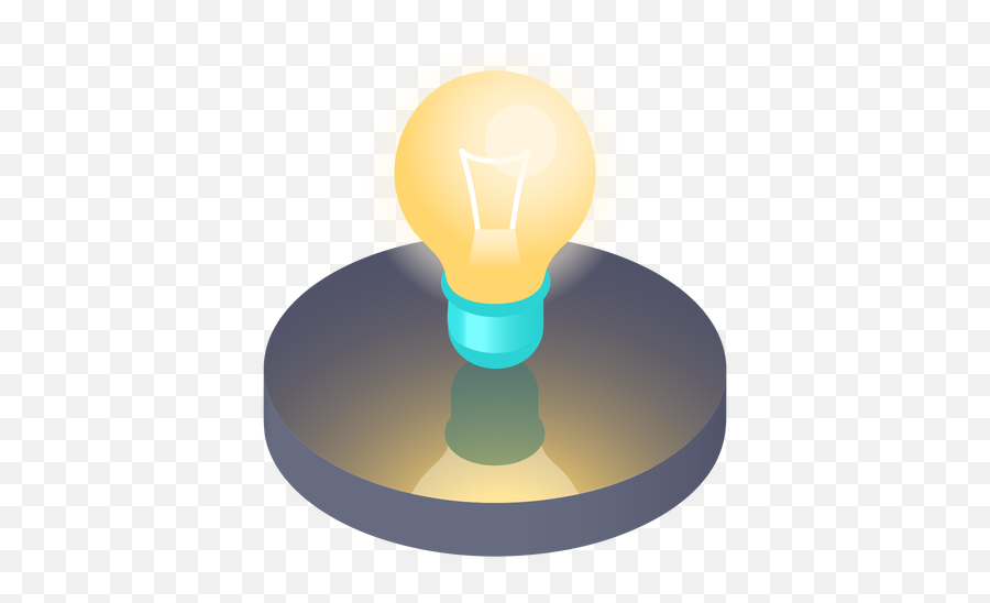 Isometric Light Bulb Icon Transparent Png U0026 Svg Vector - Idea Isometric Icon Png Emoji,Light Bulb Emojis