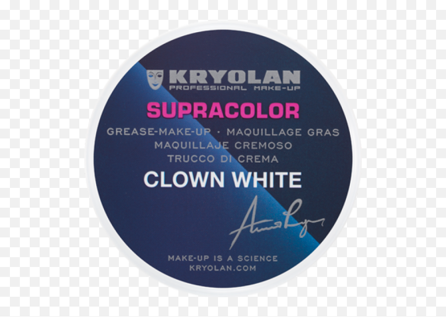 Crème De Maquillage Blanc Clown Kryolan Festi Emoji,Emoticon Maquillage