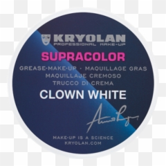 Crème De Maquillage Blanc Clown Kryolan Festi Emoji,Emoticon Maquillage