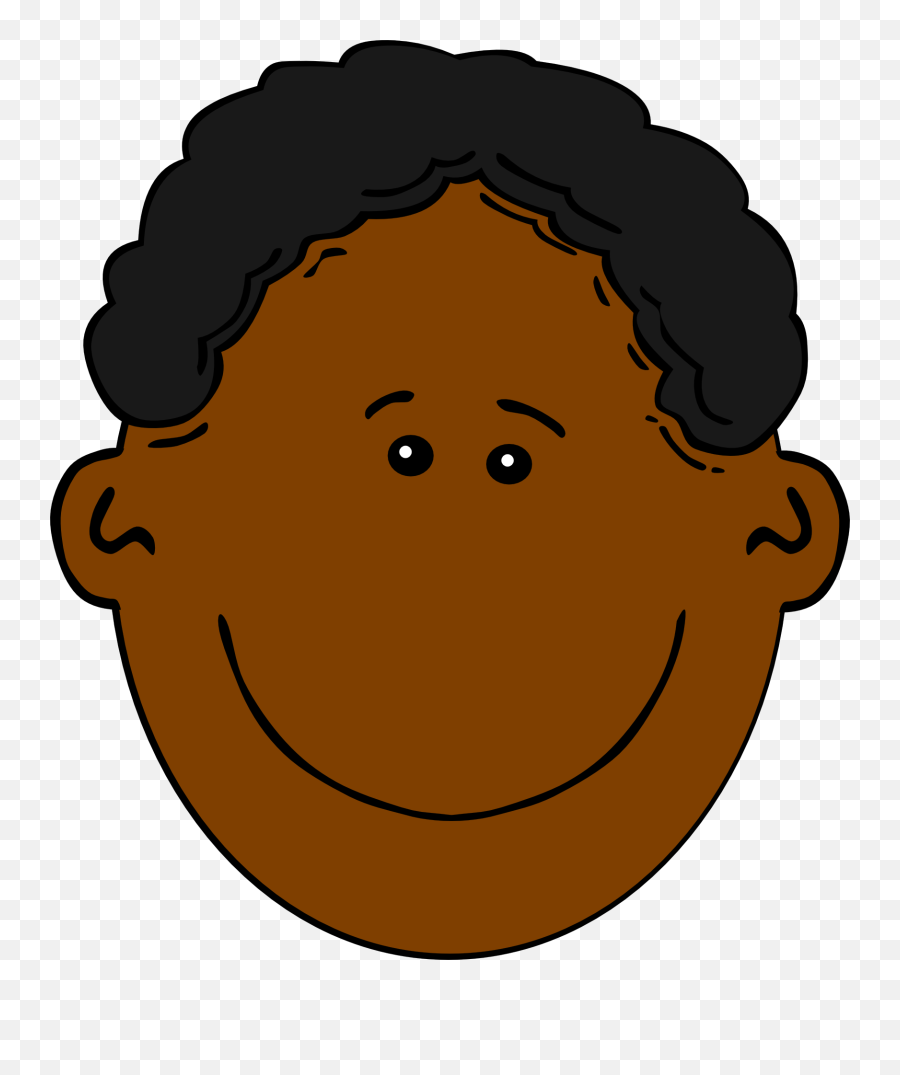 Afromanpaleghostlyhaircut - Free Image From Needpixcom Boy Face Clipart Emoji,Nose Pick Emoticon