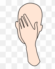 Facepalm Flesh Tone - Facepalm Template Clipart Full Size Drawing Emoji,Male Facepalm Emoji