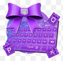 Purple Glitter Bowknot Keyboard Theme 10001001 Apk Download Emoji,Cute Emoticons Sparkles