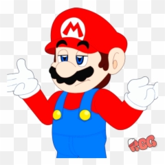 Graphic Download Shrugging Mario By Redbubbleguy On - Paper Emoji,Shrgie & Other Emoticons