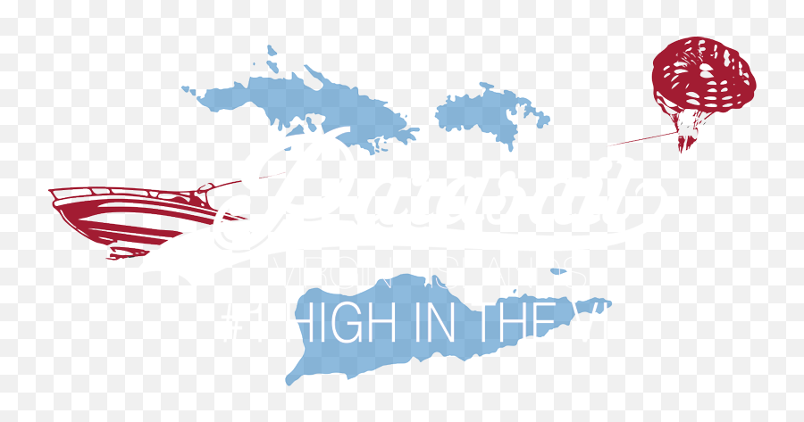Parasail Virgin Islands Flying High Over St Thomas And St Emoji,Fly High Emoji