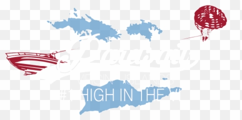 Parasail Virgin Islands Flying High Over St Thomas And St Emoji,Fly High Emoji