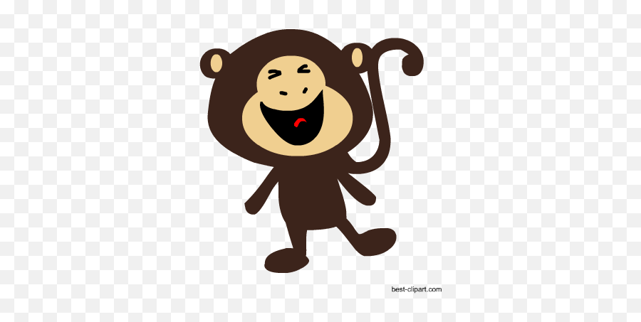 Download Laughing Monkey Free Clip Art - Laughing Monkey Png Emoji,Laughing Monkey Emoji