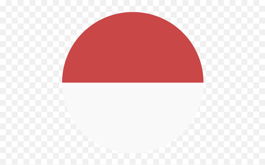 Flag Of Monaco Id 2412 Emojicouk - Indonesia Flag Circle Vector,Bench Emoji