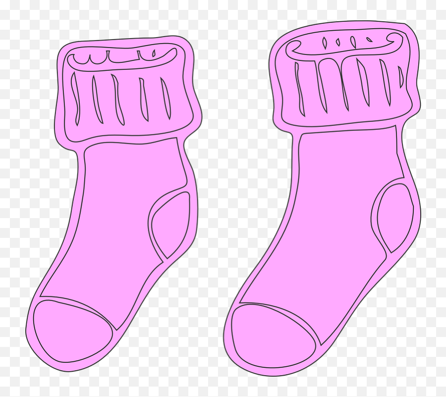 Clipart Socks Mitch Clipart Socks Mitch Transparent Free - Cute Socks Clipart Purple Emoji,Emoji Socks For Girls