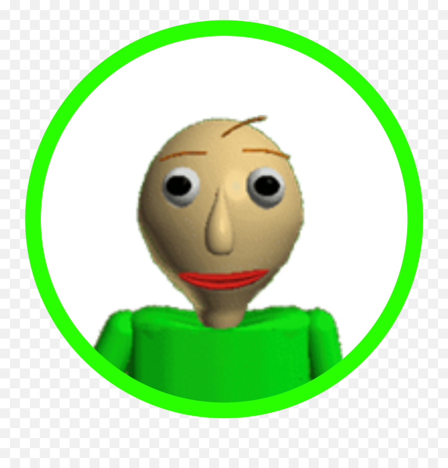 Baldi Sticker By Papyrusdev - Basics Transparent Baldi Png Emoji,Baldi Emoji