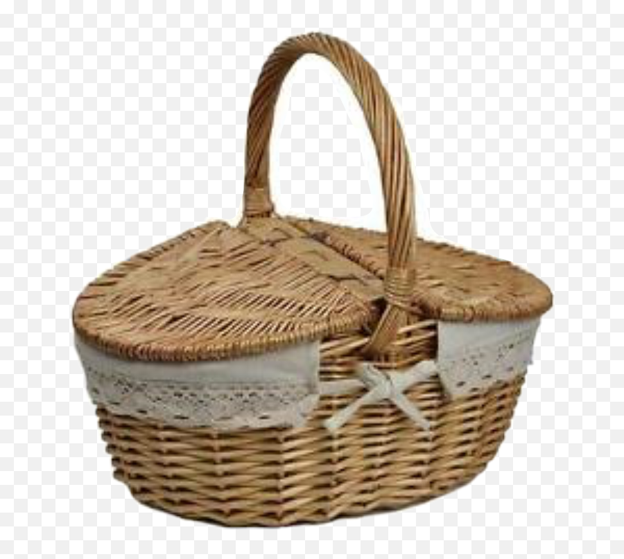 Basket Picnic Sticker By Sidneypalomino913 - Picnic Basket Aesthetic Png Emoji,Basket Emoji