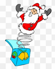 Vacation Christmas Holiday Clip Art - Christmas Jack In Christmas Jack In The Box Clipart Emoji,Xmas Emoji Art