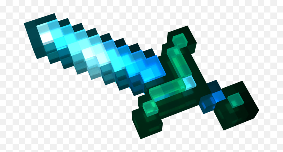 Minecraft Png Swords - Diamond Sword Minecraft Transparent Sword Transparent Diamond Minecraft Emoji,Minecraft Diamond Emoji