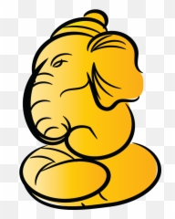 Ganesh Chaturthi Smiley Line Art Cartoon For Vinayaka - Dot Emoji,Hanukkah Smileys Emoticons