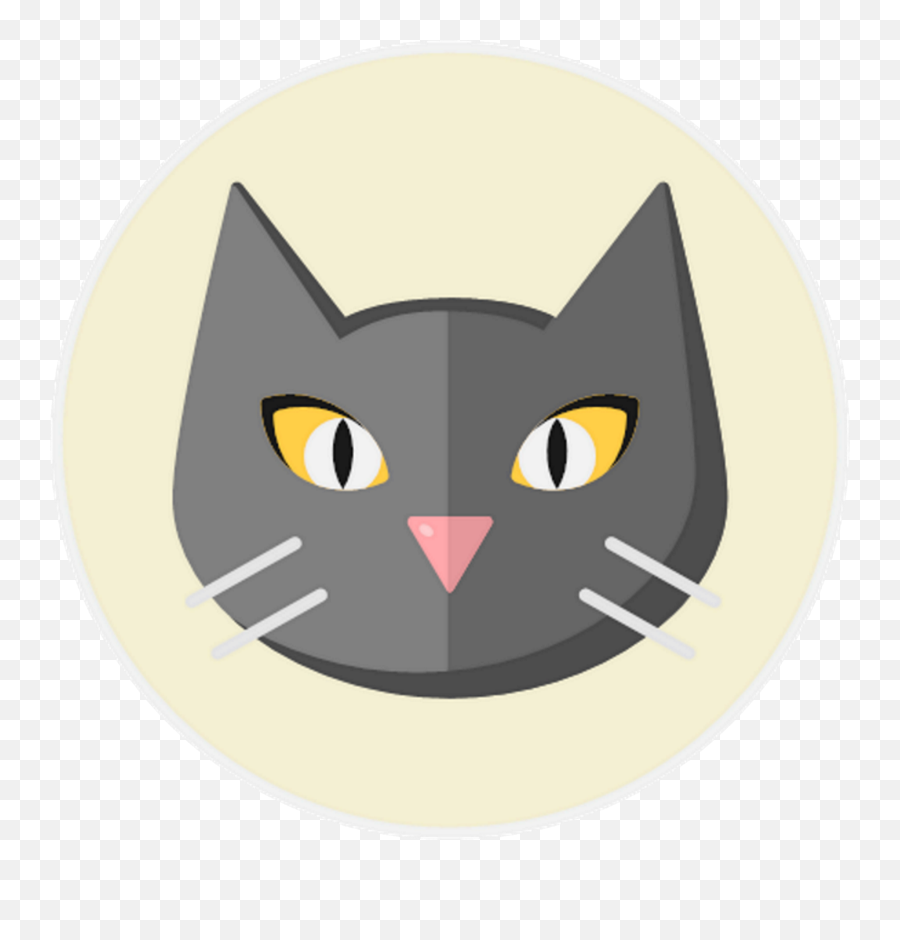 Black Cat Icon - Gato Favicon Emoji,Cat Emoticon For Skype