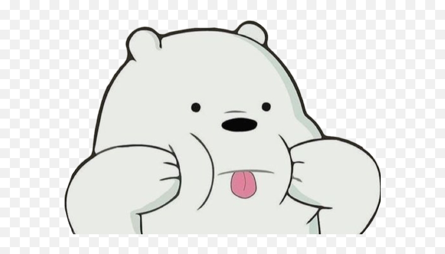 Polar Bear Escandalosos Sticker Sticker Emoji,Kik Polar Bear Emoji