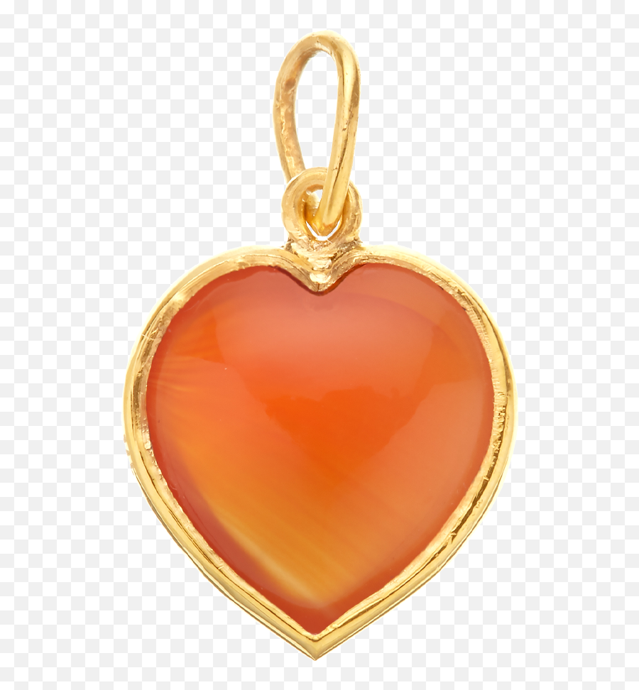 Carnelian Heart For Love - Solid Emoji,Loving Emotions