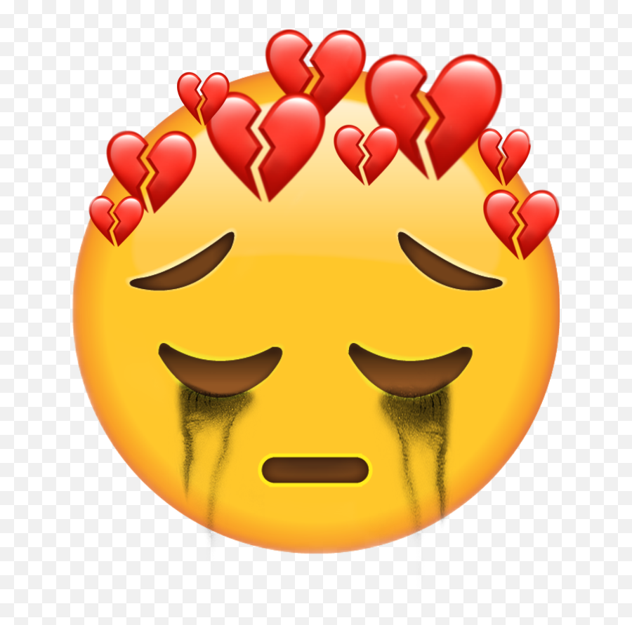 Sad Crying Emoji Emojiface Sticker - Transparent Emoji Iphone Png,Crying Emoji