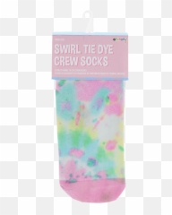 Swirl Tye Die Crew Socks - Girly Emoji,Socks With Emojis On Them For Kids