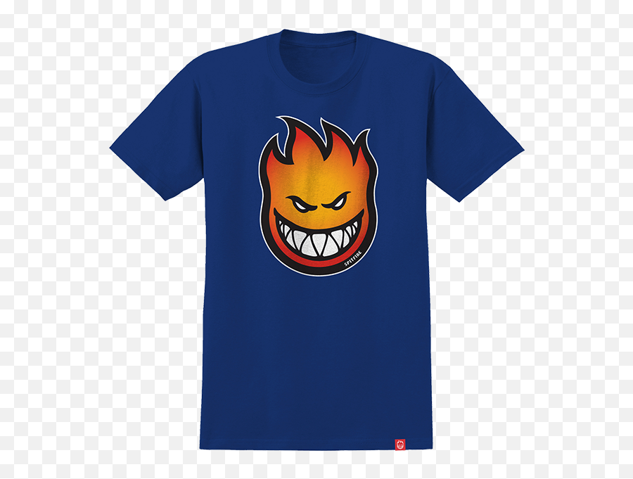 Spitfire Bighead Fade Fill Youth Tee Small Royal - Spitfire T Shirt Emoji,Large Small Emoticon