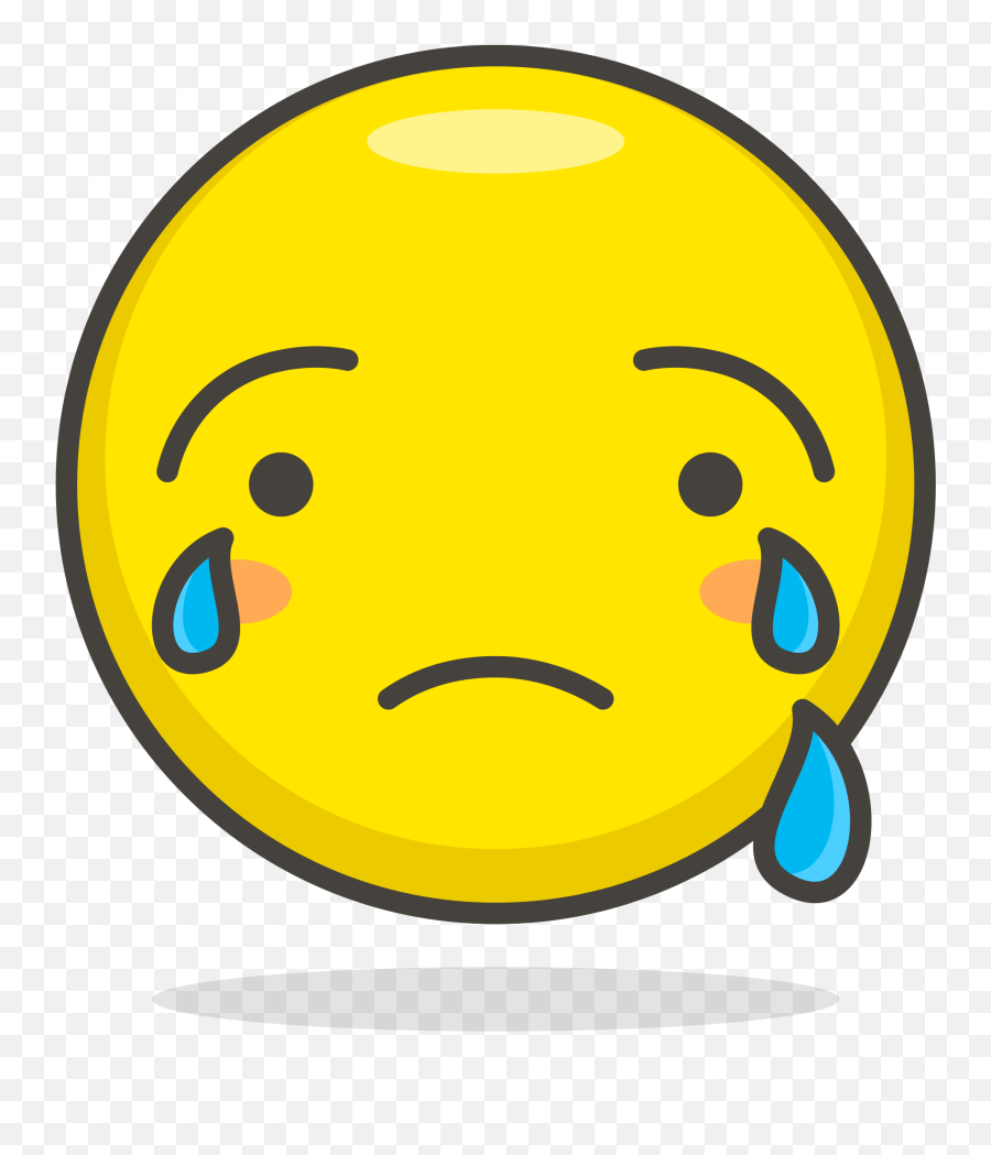 056 - Crying Face Emoji,Vrying Emoticon