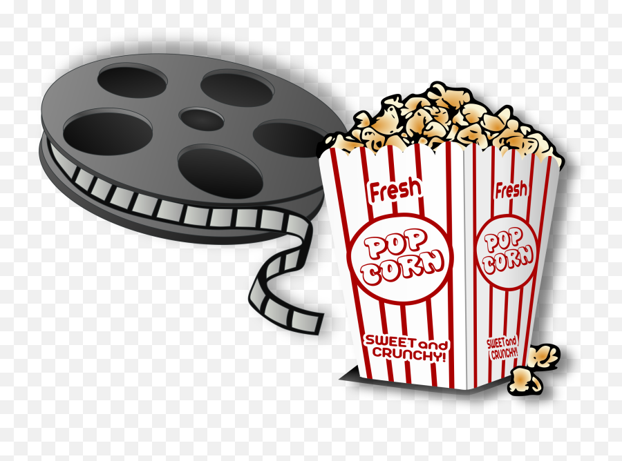 Clip Art Movie Popcorn - Film And Popcorn Clipart Emoji,Emoji Movie On Dvd