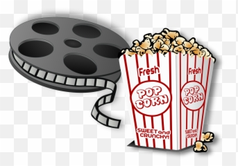 Clip Art Movie Popcorn - Film And Popcorn Clipart Emoji,Emoji Movie On Dvd