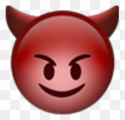 Diabla Emoji Bad Sticker - Red Devil Emoji Png,Bad Emoji