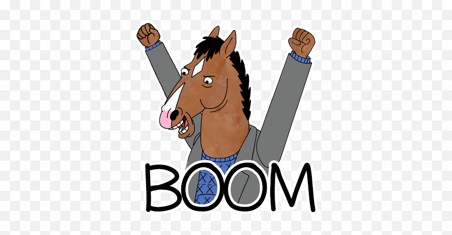 Action Figure Insider Topps Unveils Bojack Horseman - Bojack Horseman Stickers Emoji,Easy Emoji Horse