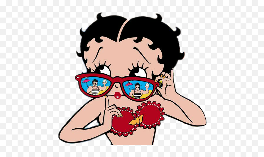 Sticker - Betty Boop Emoji,Sunglasses Emoji Costume