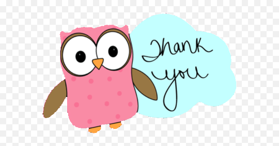 Fast Stickers For Android Ios - Animated Thank You Owl Emoji,