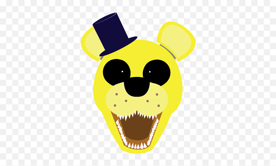 Golden Freddy Fnaf Vector Weasyl - Fnaf Vector Emoji,Golden Freddy Emotions Meme