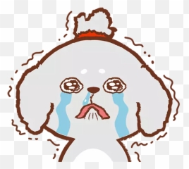 Lala Dog - Stickers For Whatsapp Dot Emoji,Emoji Panda Dog Good Night