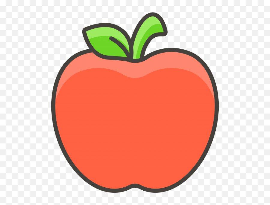 Red Apple Emoji Icon Clipart,Red Emojis