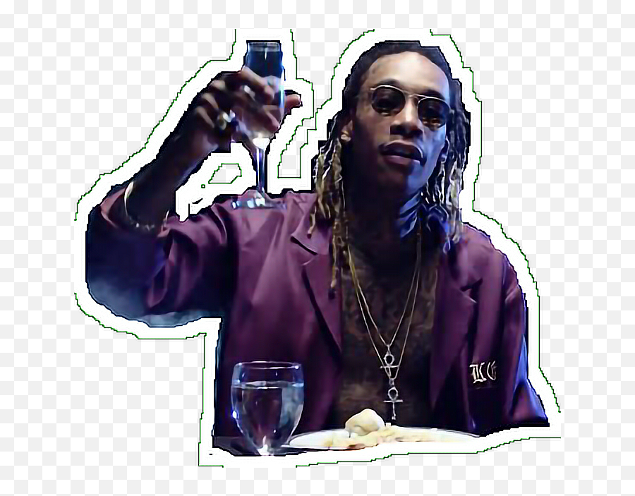 Wizkhalifa Sticker By Guzinhocdossi - Wine Glass Emoji,Wiz Khalifa Emoji