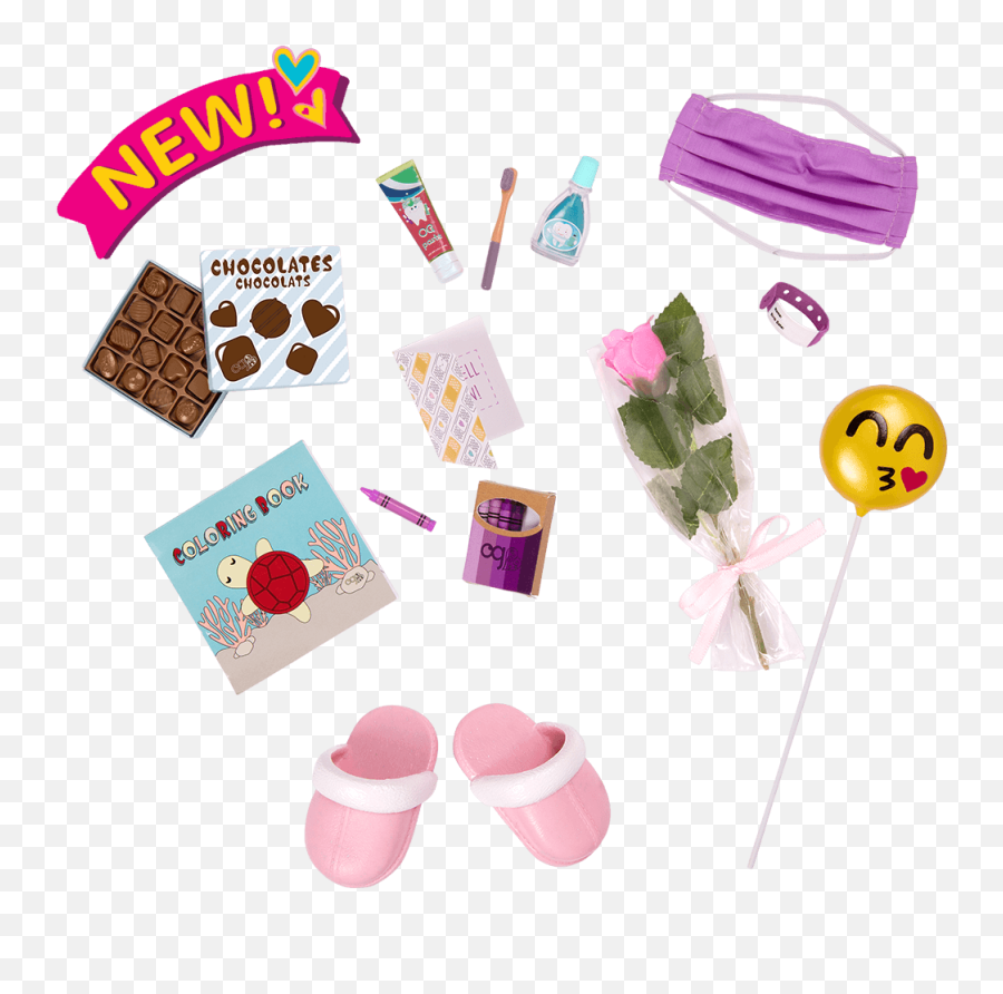Comfy Recovery 18 - Inch Doll Hospital Set Our Generation Our Generation Hospital Set Emoji,Toothbrush Emoji