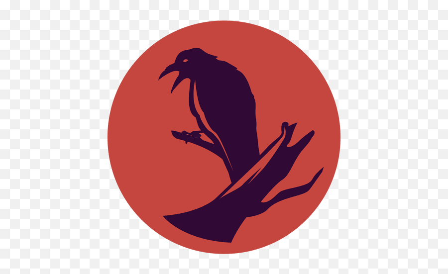 Raven Circle Icon Transparent Png U0026 Svg Vector Emoji,Emoticon Raven