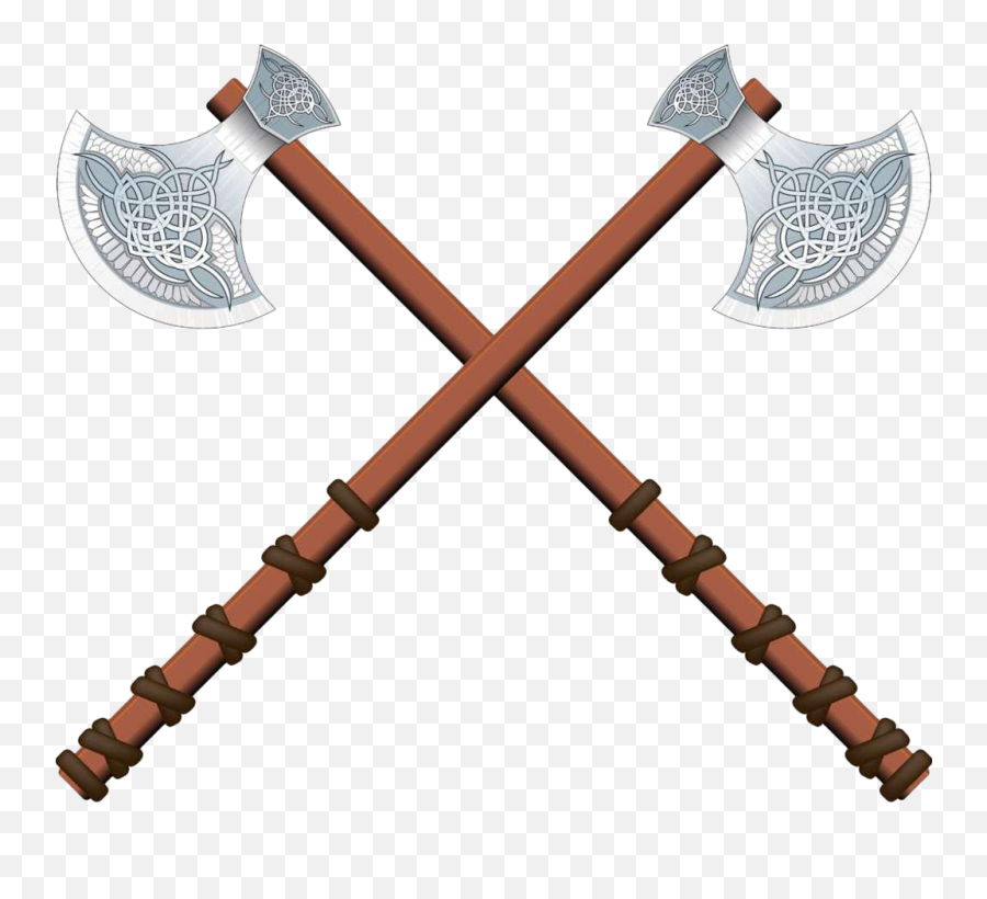 Axe Celts Illustration - Cartoon Viking Axe Png Emoji,Axe Emoticon